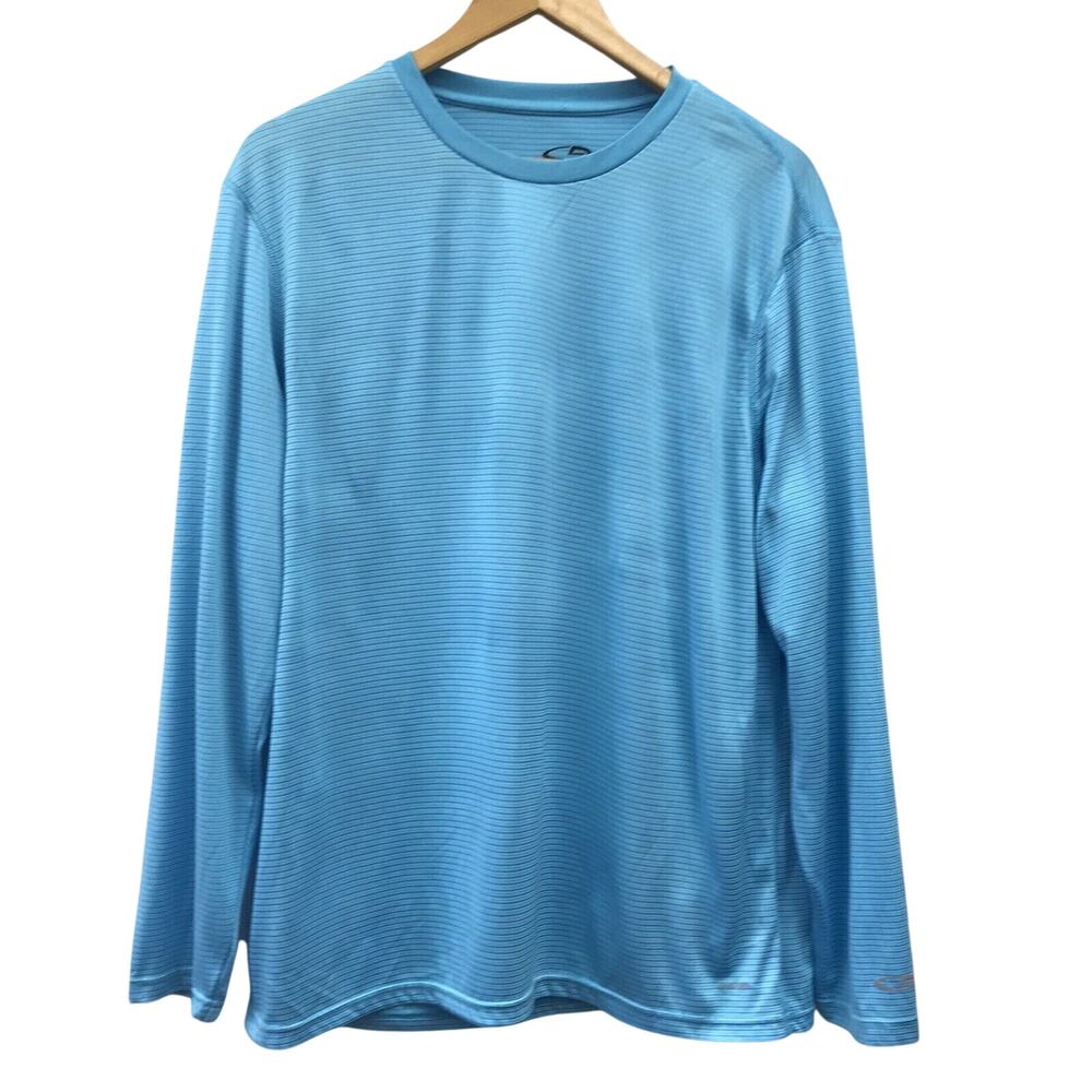 Champion Duo Dry Shirt Mens Large Activewear Blue